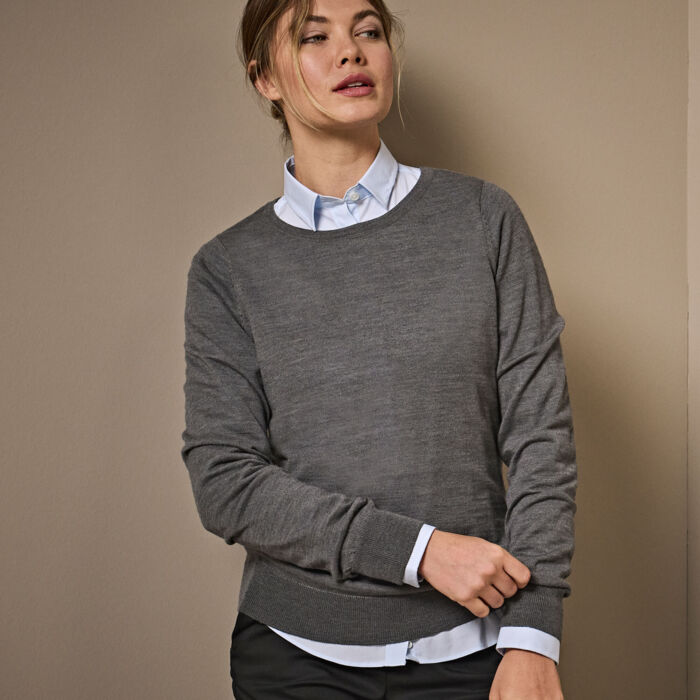 Ladies' Crew Neck Sweater Thumbnail