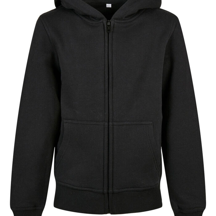 Organic kids basic zip hoodie Thumbnail