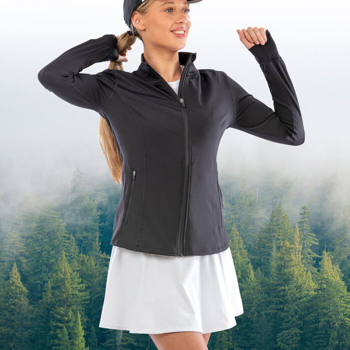 Spiro recycled women’s fitness jacket Thumbnail
