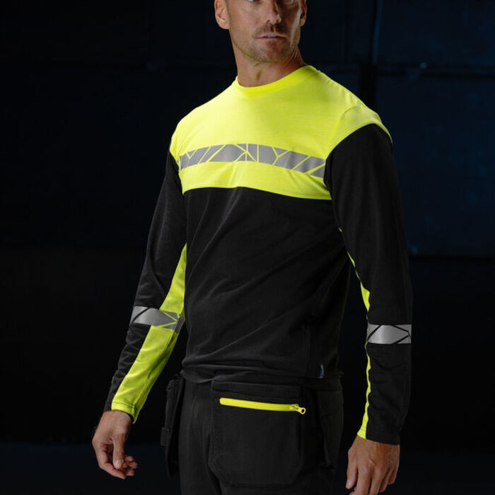 7002 T-SHIRT LONG SLEEVE7002 T-SHIRT LONG SLEEVE 9910-VIZ Thumbnail