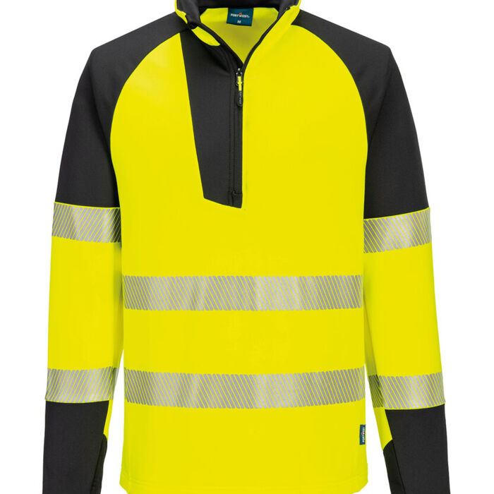 PW3 Hi-vis ¼-zip sweatshirt (T172) Thumbnail