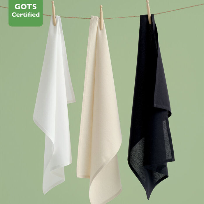 Organic cotton tea towel Thumbnail