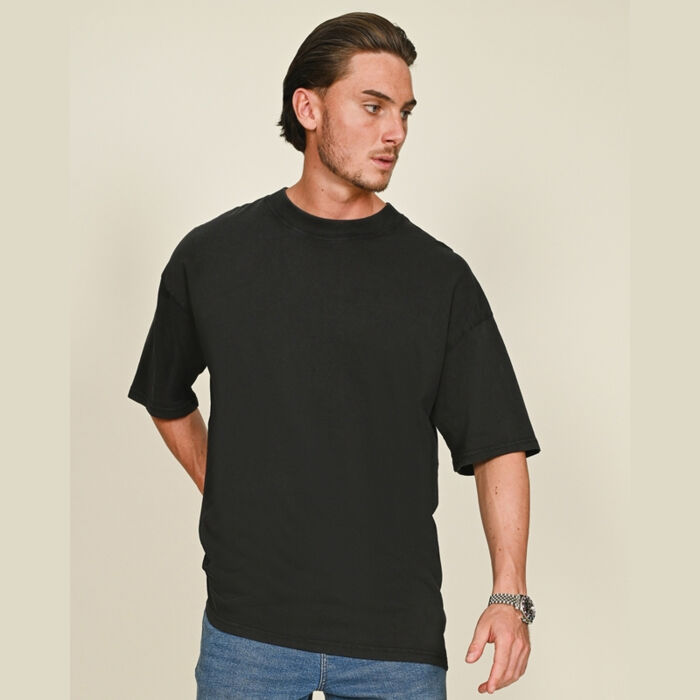 Core Ringspun 150 Acid Oversize Fit Extended Neck Tee Adult Thumbnail
