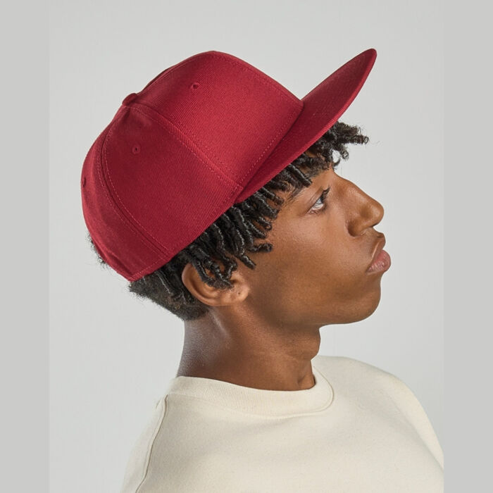 Snapback Flat Visor 6 Panel Sustainable Cap Adult Thumbnail