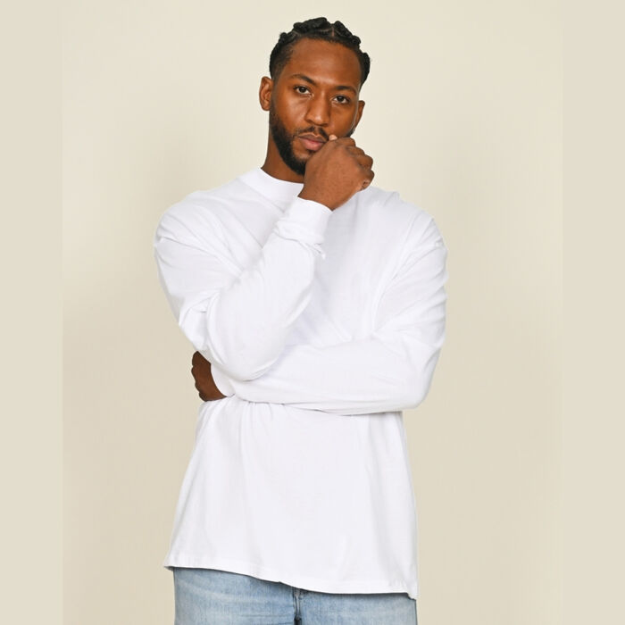 Core Combed 180 Oversize Fit Extended Neck L/S Tee Tall Adult Thumbnail