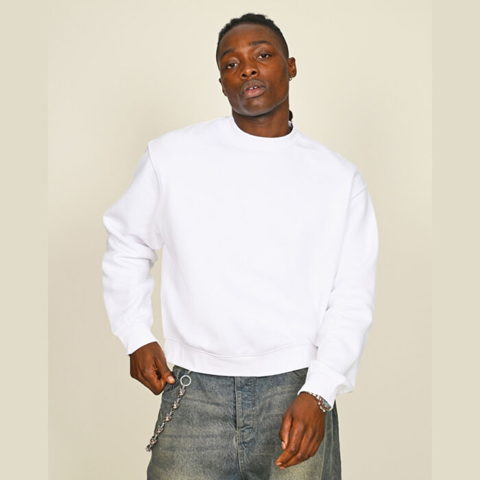Premium Combed 330 Boxy Oversize Fit Extended Neck Sweat Adult Thumbnail