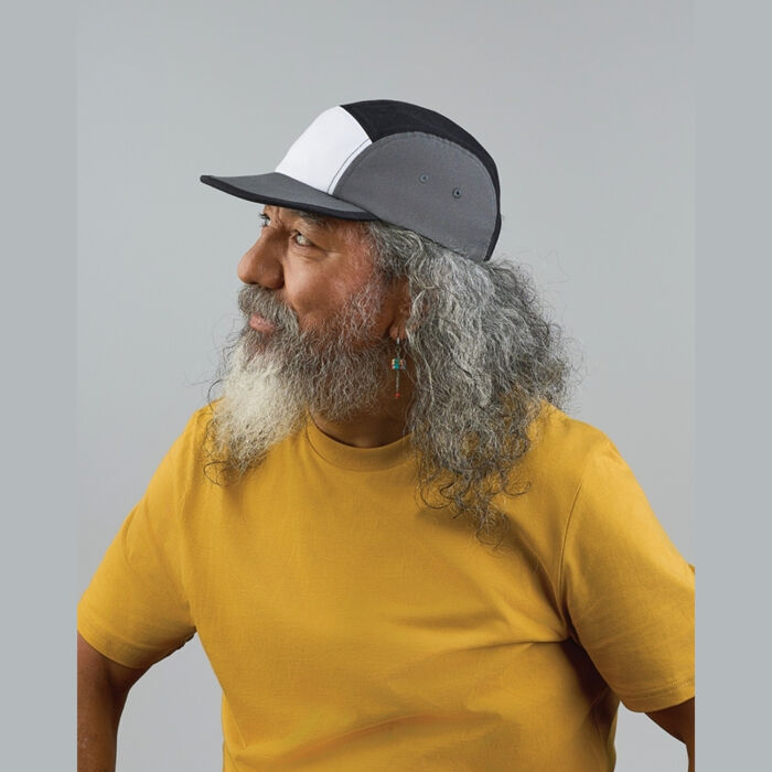 Darwin 5 Panel Unstructured Low Profile Flat Visor Organic Camper Cap Adult Thumbnail