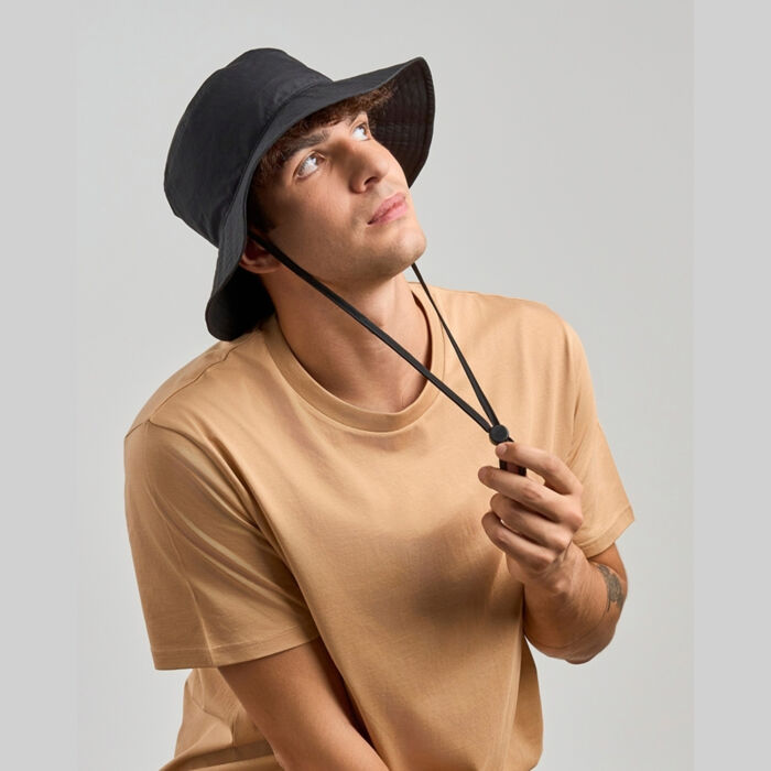Pico Unstructured Wide Brim Nylon Recycled Bucket Hat Adult Thumbnail