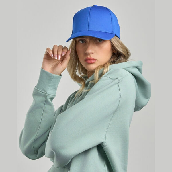 Skye 6 Panel Structured Mid Profile Mid Visor Dope Dye Recycled Cap Adult Thumbnail