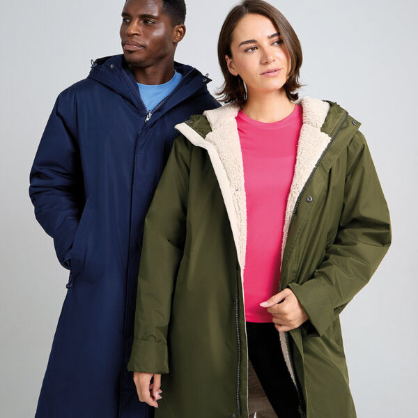 TriDri® Recycled all-seasons waterproof longline robe Thumbnail