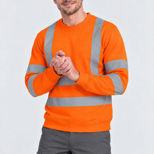 Hi Vis Crew Neck Sweatshirt Thumbnail