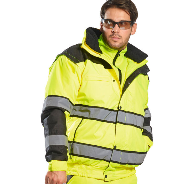 Hi-vis classic bomber jacket (C466) Thumbnail