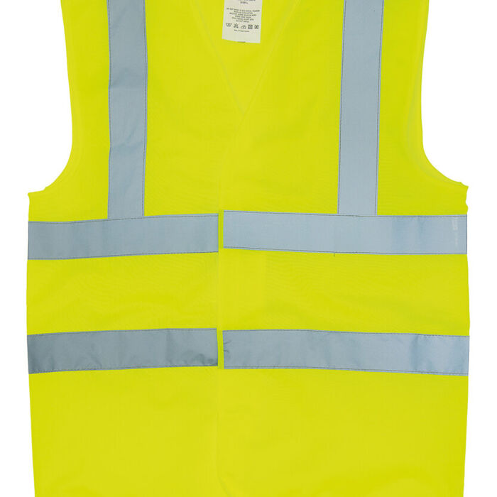 Flame-retardant hi-vis sleeveless waistcoat (HVW100FR) Thumbnail
