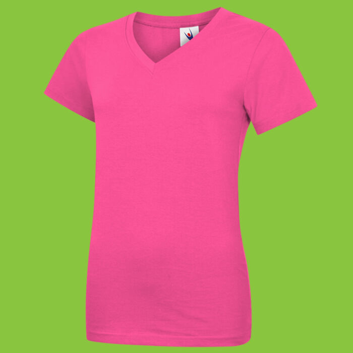 Ladies Classic V-Neck T-Shirt Thumbnail
