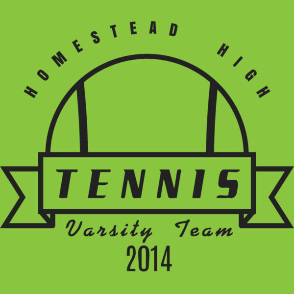 Tennis Template DNT001 BW Thumbnail