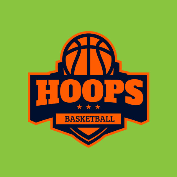 Hoops Basketball logo template 03 Thumbnail