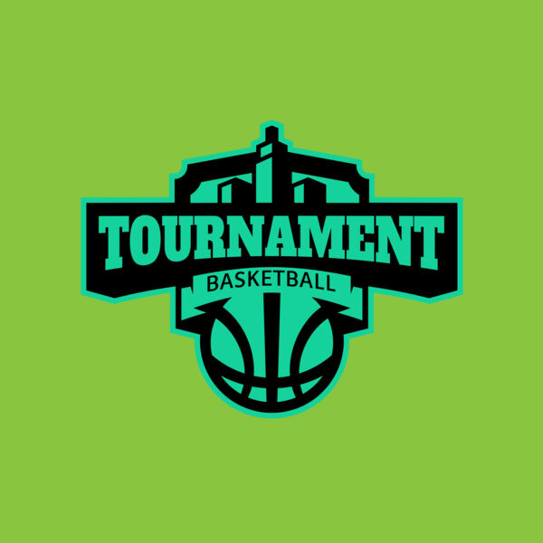 Tournament Basketball logo template Thumbnail