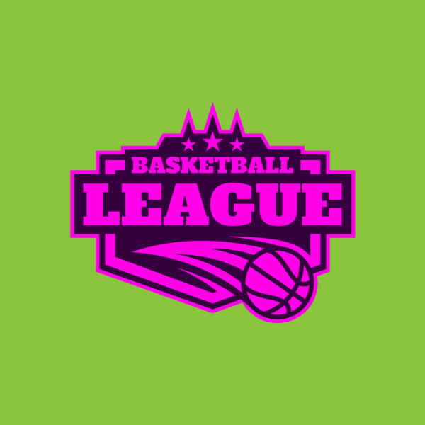 League Basketball logo template 02 Thumbnail