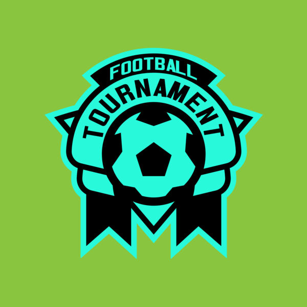 Tournament Football logo template Thumbnail