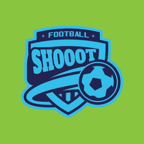 Shoot Football logo template Thumbnail