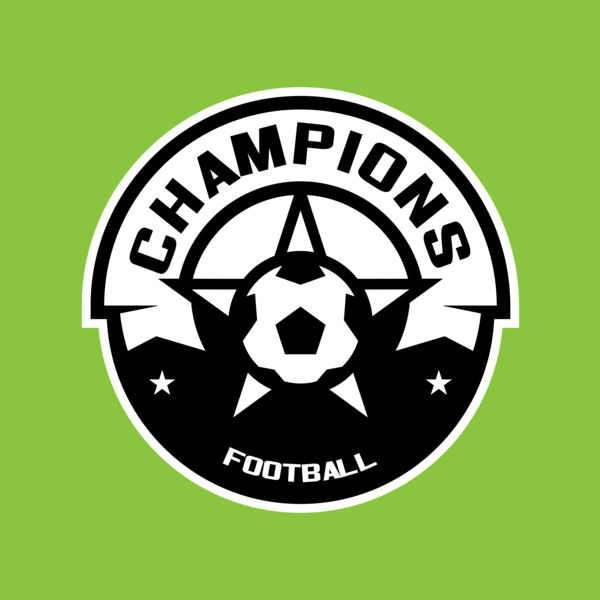 Champions Football logo template Thumbnail