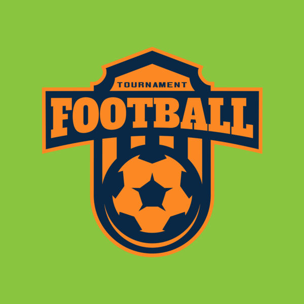 Football Tournament logo template Thumbnail