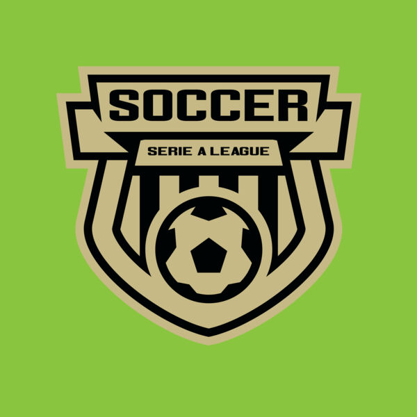 Serie a league soccer logo template Thumbnail