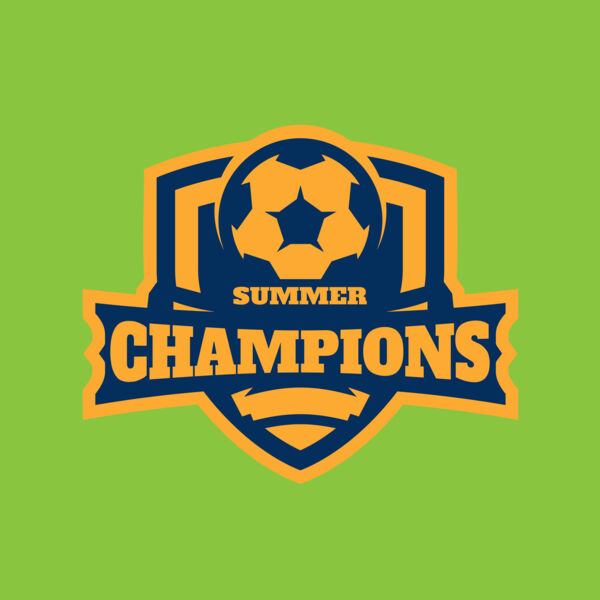 Champions Summer Soccer logo template Thumbnail