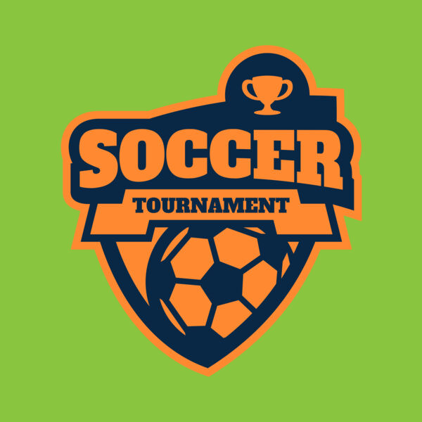 Soccer Tournament league logo template Thumbnail