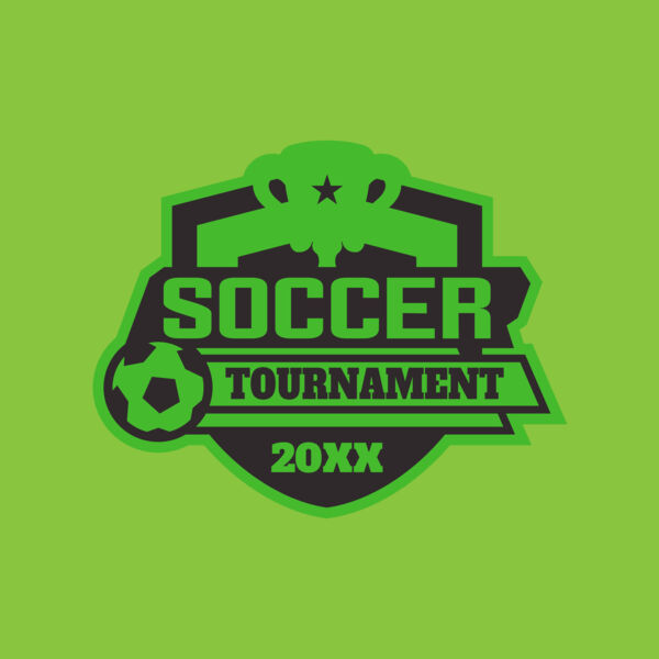 Soccer Tournament logo template 02 Thumbnail