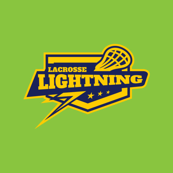 Lightning Lacrosse Logo Template Thumbnail