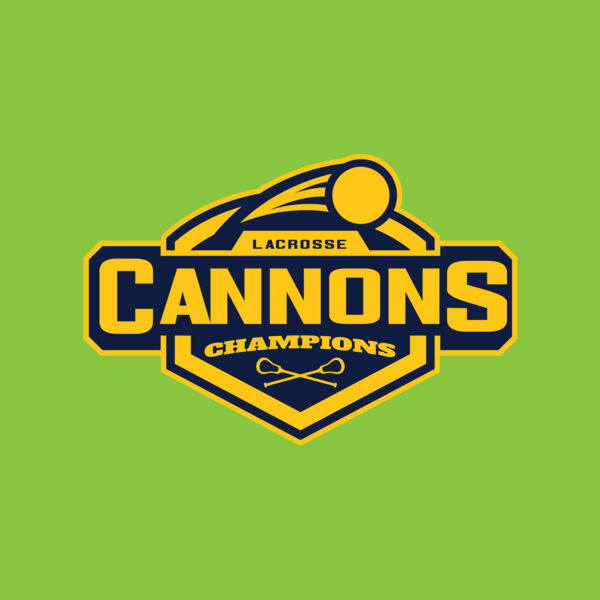 Cannons Champions Lacrosse Logo Template Thumbnail