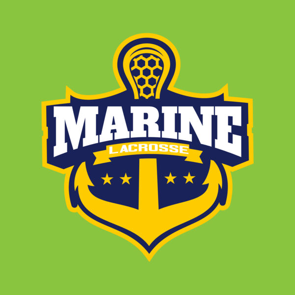 Marine Lacrosse Logo Template Thumbnail