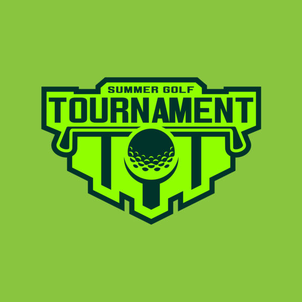 Tournament Summer golf logo template Thumbnail