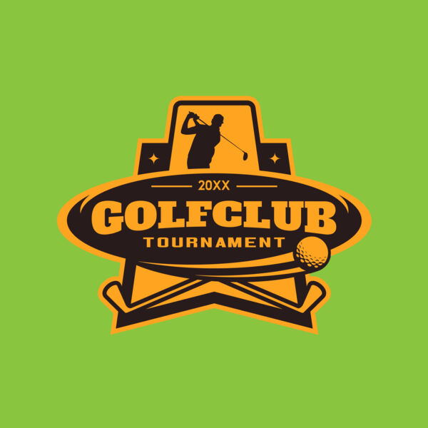 Golf club Tournament logo template 05 Thumbnail