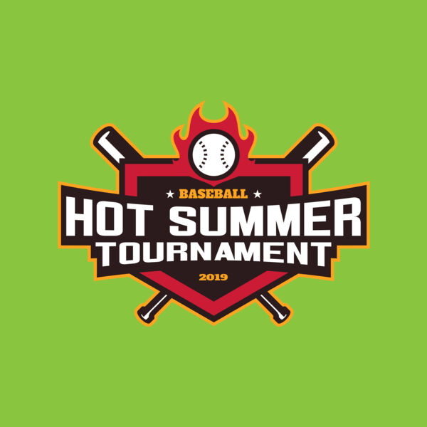 Hot Summer Tournament Baseball logo 01 Thumbnail