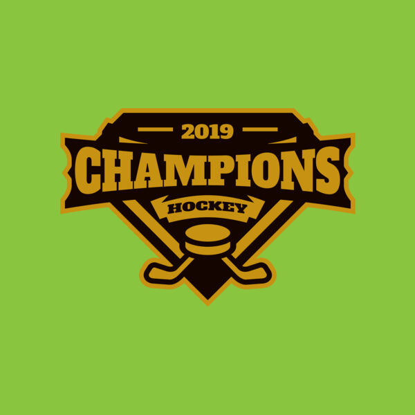 Champions Hockey logo template Thumbnail