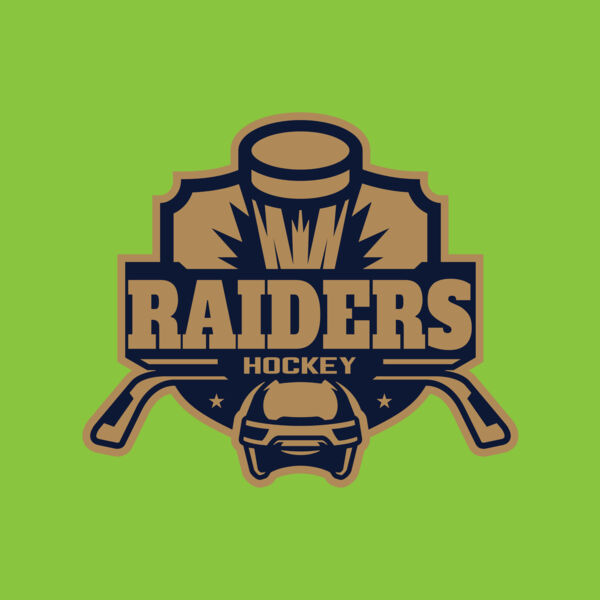 Raiders Hockey logo template Thumbnail