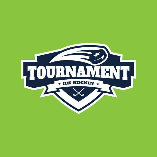Tournament Ice Hockey logo template 02 Thumbnail