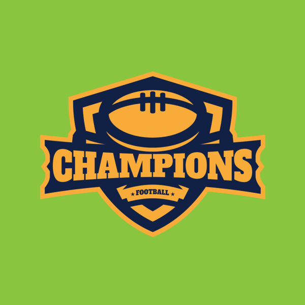 Champions Football logo template Thumbnail