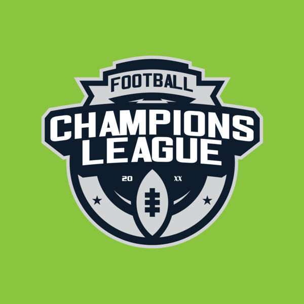 Champions League Football logo template Thumbnail