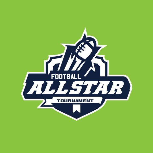 Allstar Tournament Football logo template Thumbnail