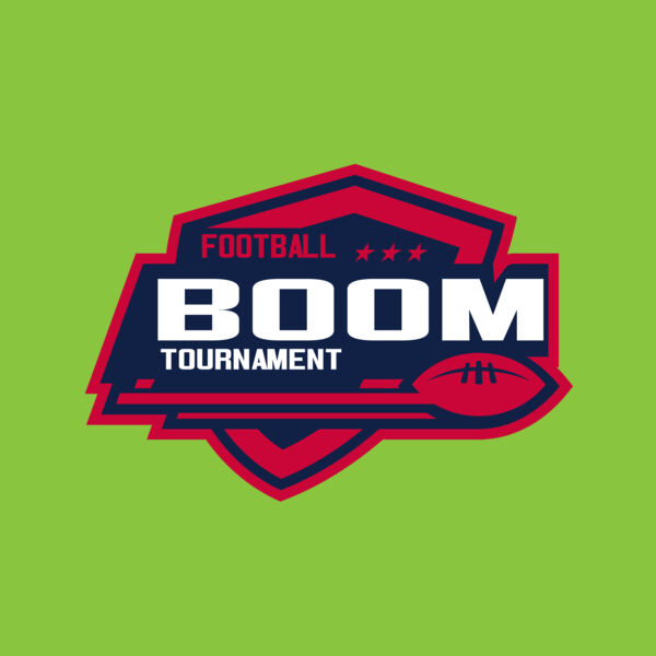 Boom Tournament Football logo template Thumbnail