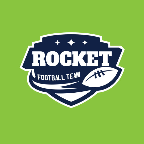 Rocket Football Team logo template Thumbnail