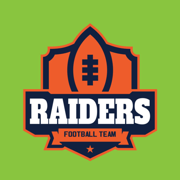 Raiders Football Team logo template Thumbnail