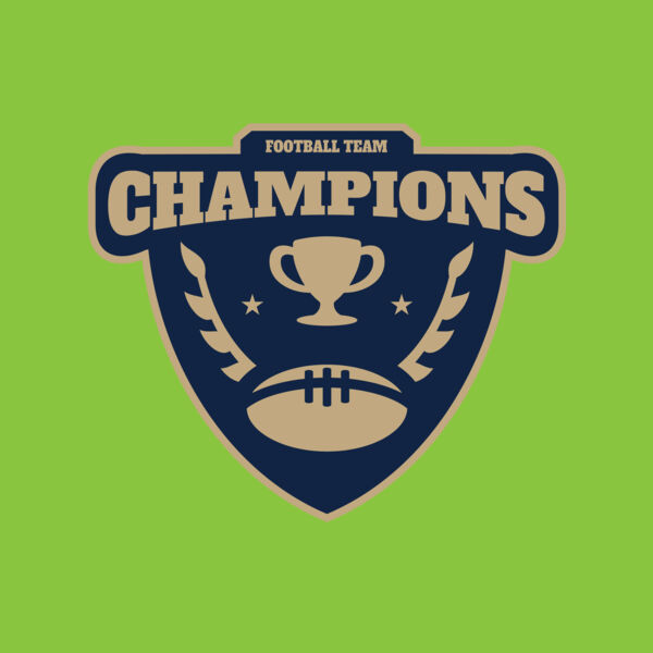 Champions Football Team logo template Thumbnail