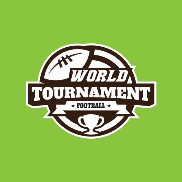 World Tournament Football logo template Thumbnail