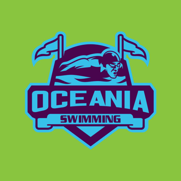Oceania Swimming logo template Thumbnail