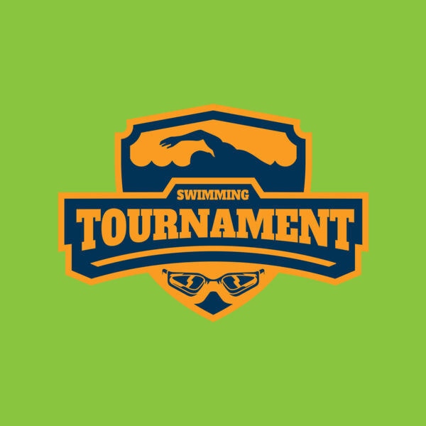 Swimming Tournament logo template 02 Thumbnail