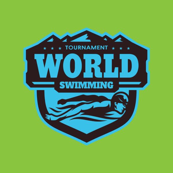 World Tournament Swimming logo template Thumbnail